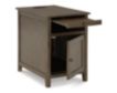 Ashley Treytown Gray/Brown Chairside Table small image number 3