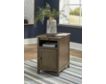 Ashley Treytown Gray/Brown Chairside Table small image number 6