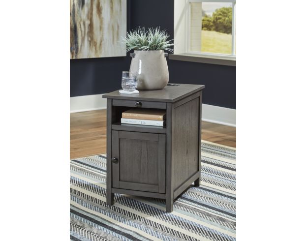 Ashley Treytown Gray Chairside Table large image number 6