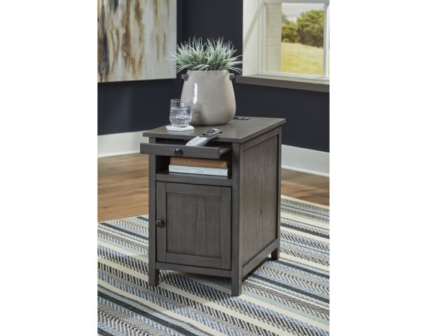 Ashley Treytown Gray Chairside Table large image number 7