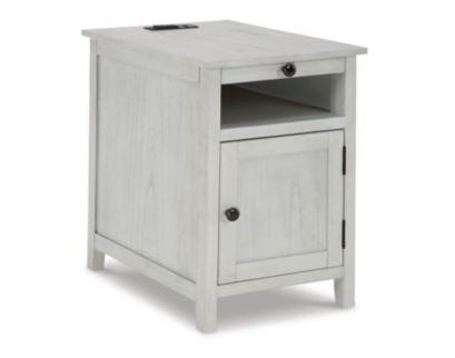 Ashley Treytown White Chairside Table