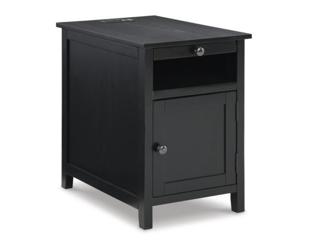 Ashley Treytown Black Chairside Table large image number 2