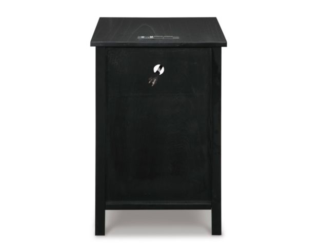 Ashley Treytown Black Chairside Table large image number 5