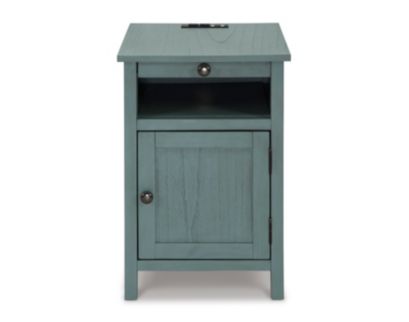 Ashley Treytown Teal Chairside Table