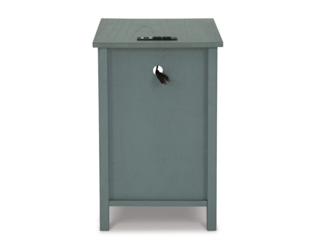 Ashley Treytown Teal Chairside Table large image number 5