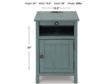 Ashley Treytown Teal Chairside Table small image number 13
