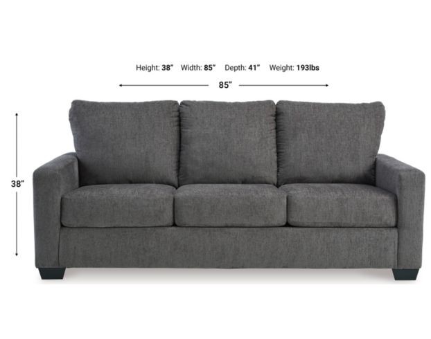 Ashley Rannis Pewter Queen Sleeper Sofa large image number 10