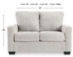 Ashley Rannis Snow Twin Sleeper Loveseat small image number 10
