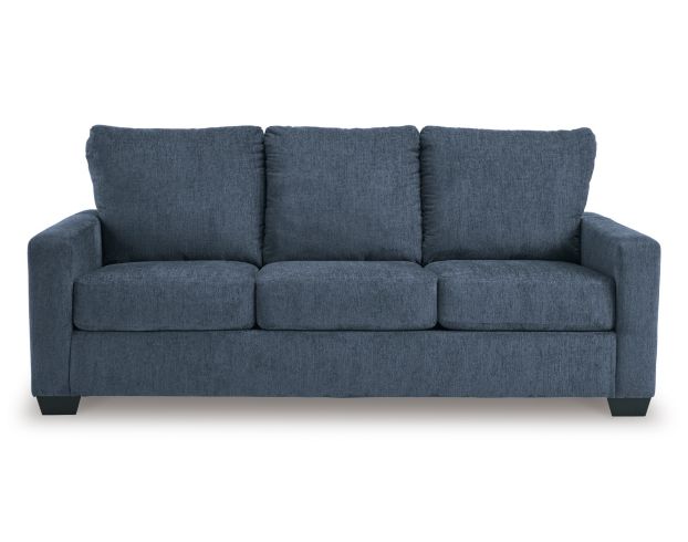 Ashley Rannis Navy Queen Sleeper Sofa large image number 1