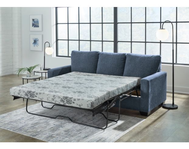 Ashley Rannis Navy Queen Sleeper Sofa large image number 7