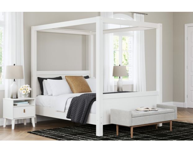 Ashley Aprilyn Full Canopy Bed large image number 7