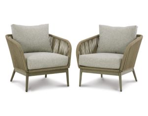 Ashley Swiss Valley Lounge Chairs (Set Of 2)