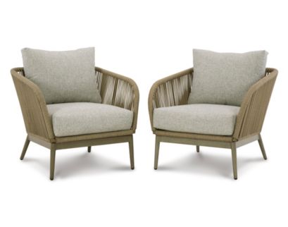 Ashley Swiss Valley Lounge Chairs (Set Of 2)