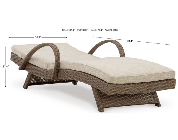 Ashley Beachcroft Outdoor Chaise Lounge large image number 10
