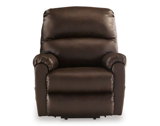 Ashley Shadowboxer Chocolate Power Lift Recliner large image number 1