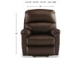 Ashley Shadowboxer Chocolate Power Lift Recliner small image number 11