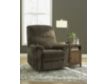 Ashley Shadowboxer Chocolate Fabric Power Lift Recliner small image number 9