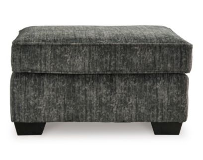 Ashley Lonoke Gunmetal Ottoman