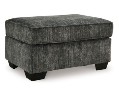 Ashley Lonoke Gunmetal Ottoman