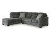 Ashley Lonoke Gunmetal 2-Piece Sectional with Left Chaise small image number 1