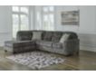 Ashley Lonoke Gunmetal 2-Piece Sectional with Left Chaise small image number 3