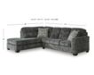 Ashley Lonoke Gunmetal 2-Piece Sectional with Left Chaise small image number 5