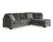 Ashley Lonoke Gunmetal 2-Piece Sectional w/ Right Chaise small image number 1