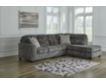 Ashley Lonoke Gunmetal 2-Piece Sectional w/ Right Chaise small image number 3