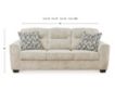 Ashley Lonoke Parchment Sofa small image number 9
