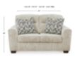 Ashley Lonoke Parchment Loveseat small image number 7