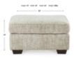 Ashley Lonoke Parchment Ottoman small image number 6