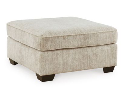 Ashley Lonoke Parchment Oversized Ottoman