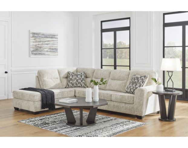 Ashley Lonoke Parchment 2-Piece Sectional w/ Left Chaise large image number 3