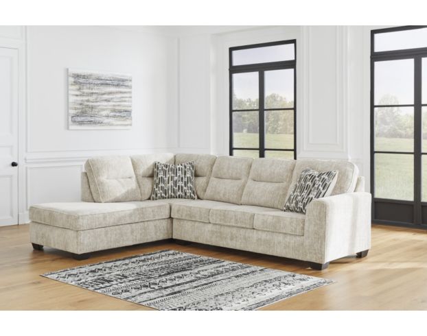 Ashley Lonoke Parchment 2-Piece Sectional w/ Left Chaise large image number 4