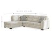 Ashley Lonoke Parchment 2-Piece Sectional w/ Left Chaise small image number 6
