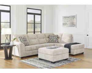 Ashley Lonoke Parchment 2-Piece Sectional w/ Right Chaise
