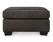 Ashley Belziani Storm Leather Ottoman small image number 1