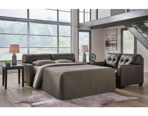 Ashley Belziani Storm Leather Full Sleeper Sofa large image number 7