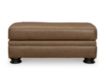 Ashley Carianna Leather Ottoman small image number 1