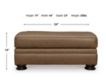 Ashley Carianna Leather Ottoman small image number 6