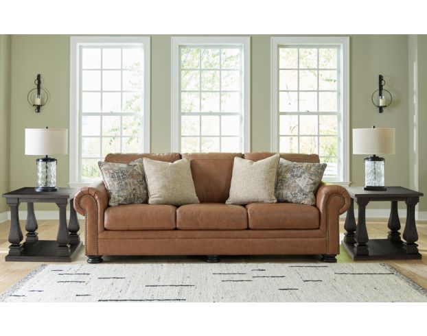 Ashley Carianna Leather Queen Sleeper Sofa large image number 6