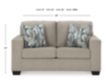 Ashley Deltona Parchment Loveseat small image number 6