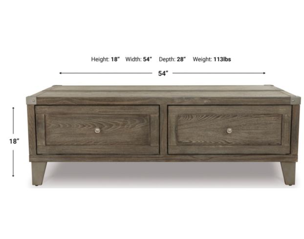 Ashley Chazney Lift-Top Coffee Table large image number 16