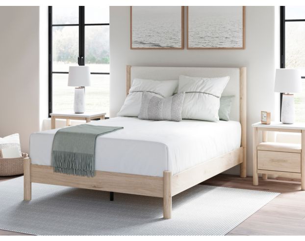 Ashley Cadmori Natural King Bed large image number 7