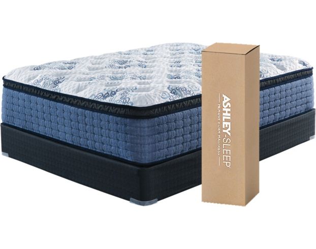 Ashley Mt. Dana Plush Euro Top Full Mattress in a Box Homemakers