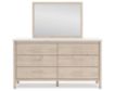 Ashley Cadmori Natural Beige Dresser & Mirror small image number 1