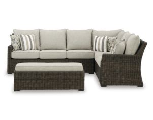 Ashley Brook Ranch Outdoor Sectional with Bench