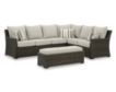 Ashley Brook Ranch Outdoor Sectional with Bench small image number 2