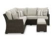 Ashley Brook Ranch Outdoor Sectional with Bench small image number 3