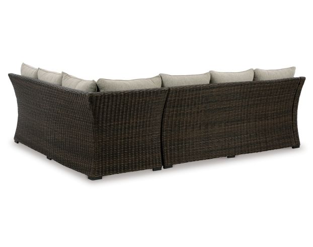 Ashley Brook Ranch Outdoor Sectional with Bench large image number 4